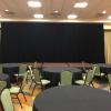 Black Velour 16 foot pipe and drape fpr stage conference