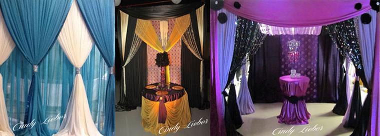 Wall draping for weddings, Pipe and Drape Orange County, drape backdrops and canopies for receptions